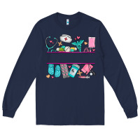 Navy nurse elements with costom name Long Sleeve Tee - AdoDesignShop