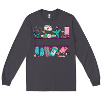 Smoke nurse elements with costom name Long Sleeve Tee - AdoDesignShop