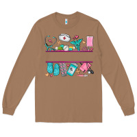Toasted Coconut nurse elements with costom name Long Sleeve Tee - AdoDesignShop