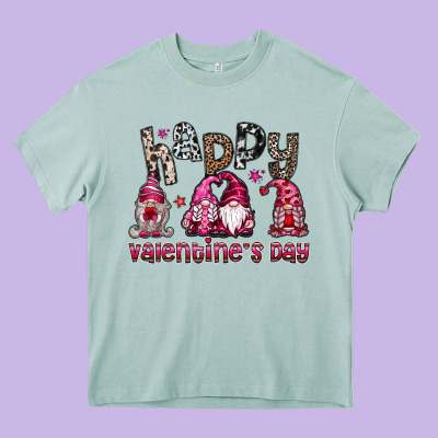 Happyvalentinesday Heavy Core Tee Designed By Sublimationcraftshop