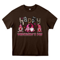 Chocolate Brown happyvalentinesday Heavy Core Tee - SublimationCraftShop