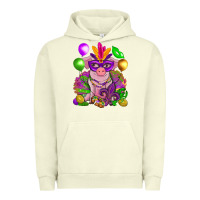 Pigment Pistachio Mardi Gras pig Urban Hoodie - NancyCooperArtShop