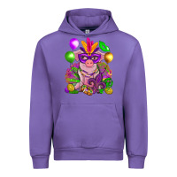 Tulip Mardi Gras pig Urban Hoodie - NancyCooperArtShop