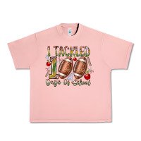 Salmon I Tackled 100 Days of School Urban Heavy Tee - RacoonDesign