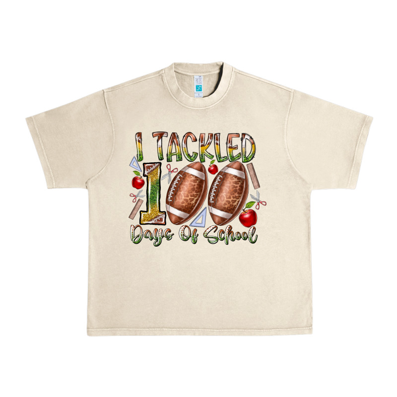 I Tackled 100 Days Of School Urban Heavy Tee by RacoonDesign | Teevron