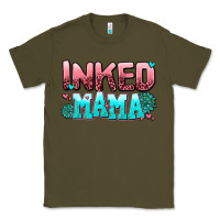 Army Green inked mama Classic Tee - AdoDesignShop