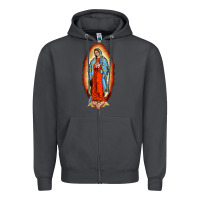 Smoke our new lady of guadalupe Zipper Hoodie - BarkalooDesign