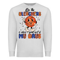 Dove Grey on the bleachers is where i spend most of my days Premium Sweatshirt - MaliasSmallBusiness