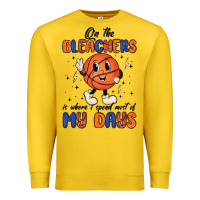 Lemon on the bleachers is where i spend most of my days Premium Sweatshirt - MaliasSmallBusiness