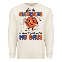 Sandshell on the bleachers is where i spend most of my days Premium Sweatshirt - MaliasSmallBusiness