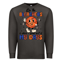 Smoke on the bleachers is where i spend most of my days Premium Sweatshirt - MaliasSmallBusiness