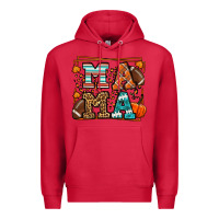 Cardinal Fall American Football Autumn Mama Premium Hoodie - LillyAllenDesigns