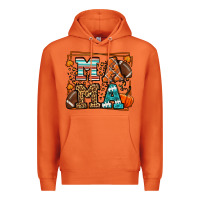 Carrot Fall American Football Autumn Mama Premium Hoodie - LillyAllenDesigns