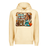 Pina Colada Fall American Football Autumn Mama Premium Hoodie - LillyAllenDesigns