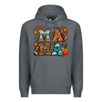 Rock Fall American Football Autumn Mama Premium Hoodie - LillyAllenDesigns