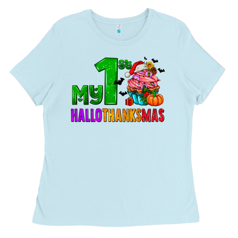 My First Hallothanksmas Ladies Tee by AdoDesignShop | Teevron