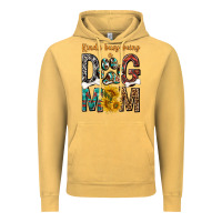 Vintage Mustard kinda busy being a dog mom Vintage Hoodie - texasbilliewilder