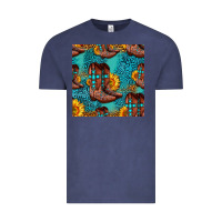 Vintage Denim western boots seamless pattern Vintage Tee - HRA Design Shop