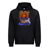Black I'll always be your biggest fan basketball Urban Hoodie - NancyCooperArtShop