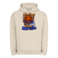 Pigment French Oak I'll always be your biggest fan basketball Urban Hoodie - NancyCooperArtShop