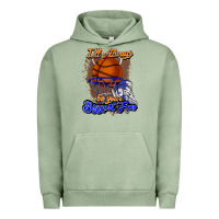 Pigment Oil Green I'll always be your biggest fan basketball Urban Hoodie - NancyCooperArtShop