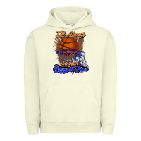 Pigment Pistachio I'll always be your biggest fan basketball Urban Hoodie - NancyCooperArtShop