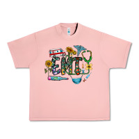 Salmon emt Urban Heavy Tee - CowhideDigitalArt
