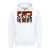 White christmas heifers Zipper Hoodie - Jasminsmagicworld
