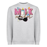 Heather Grey milk maker Heavyweight Sweatshirt - Zillion Design Studio
