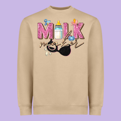 Milk Maker Heavyweight Sweatshirt Designed By Zillion Design Studio
