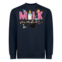 Navy milk maker Heavyweight Sweatshirt - Zillion Design Studio