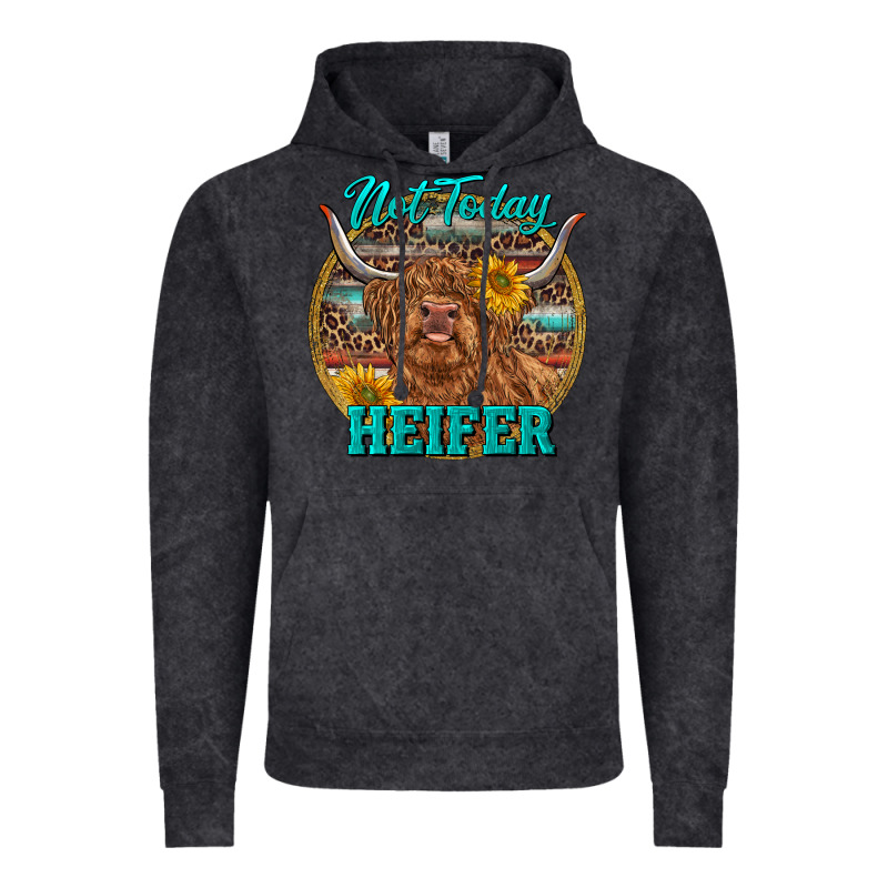 Highland Heifer Western Vintage Hoodie by RanaPortraitStore | Teevron