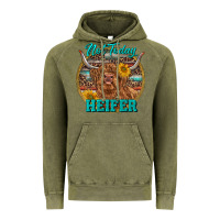 Vintage Olive Highland Heifer Western Vintage Hoodie - RanaPortraitStore