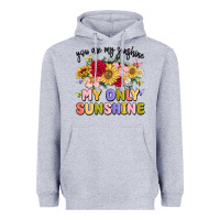 Heather Grey you are my sunshine my only sunshine Heavyweight Hoodie - MaliasSmallBusiness