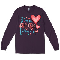 Plum i'm a sucker for you Long Sleeve Tee - JahusDesignShop