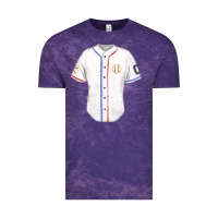 Cloud Purple softball uniform fa element Vintage Tee - FaDigitalArtStudio