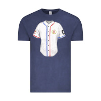 Vintage Denim softball uniform fa element Vintage Tee - FaDigitalArtStudio