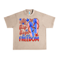 French Oak flip flops and freedom Urban Heavy Tee - HRA Design Shop