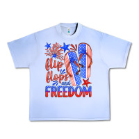 Grape Ice flip flops and freedom Urban Heavy Tee - HRA Design Shop