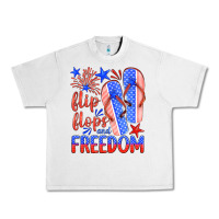 Lunar Rock flip flops and freedom Urban Heavy Tee - HRA Design Shop