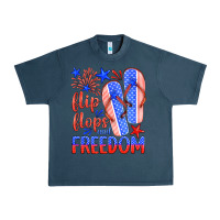 Flip Flops And Freedom Urban Heavy Tee | Teevron