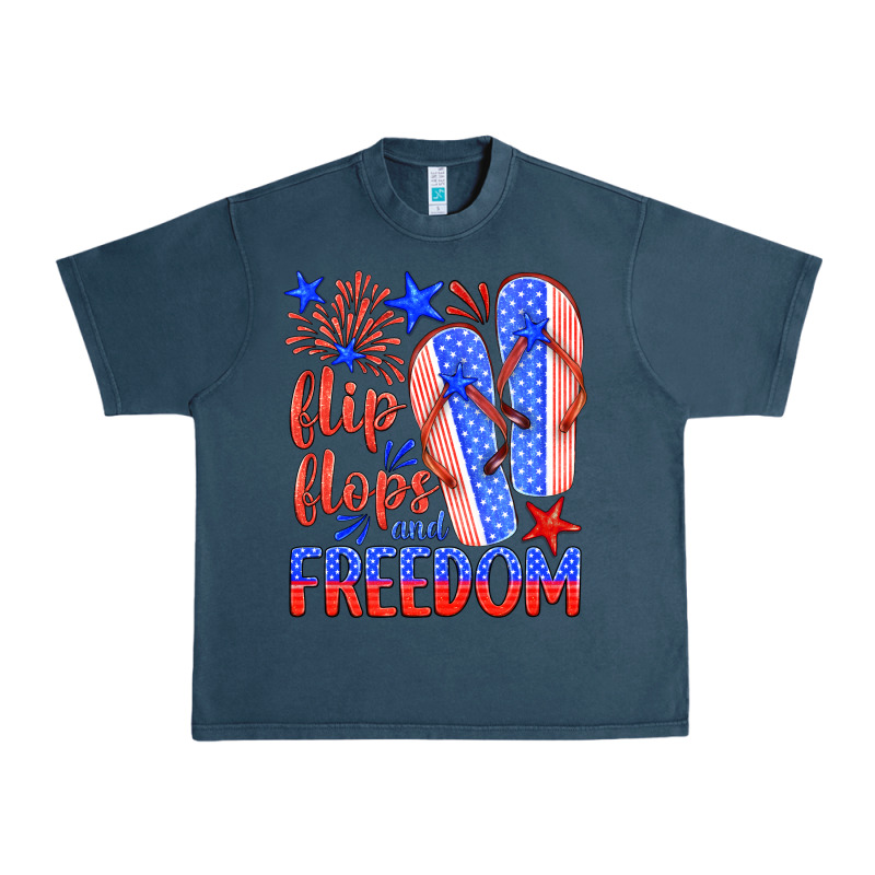 Flip Flops And Freedom Urban Heavy Tee by HRA Design Shop | Teevron