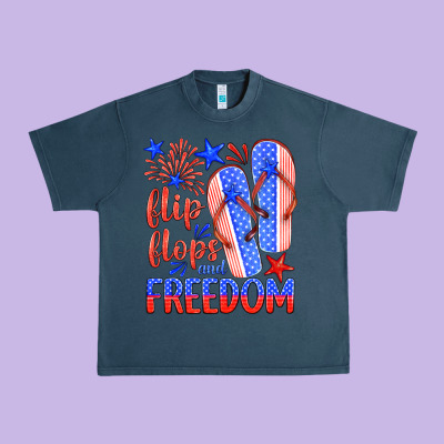 Flip Flops And Freedom Urban Heavy Tee Designed By Hra Design Shop