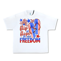 White flip flops and freedom Urban Heavy Tee - HRA Design Shop