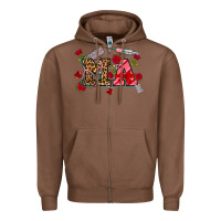 Chestnut valentines day ma Zipper Hoodie - NancyCooperArtShop