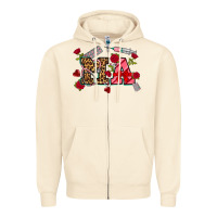 Sandshell valentines day ma Zipper Hoodie - NancyCooperArtShop