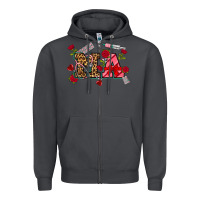 Smoke valentines day ma Zipper Hoodie - NancyCooperArtShop