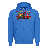 True Royal valentines day ma Zipper Hoodie - NancyCooperArtShop