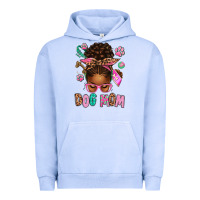 Pigment Grape Ice Afro Messy Bun Dog Mom Urban Hoodie - texasbilliewilder