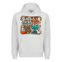 Dove Grey Fall Autumn Leopard Aunt Premium Hoodie - LillyAllenDesigns